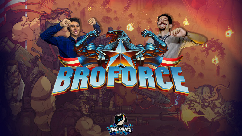 Explodimos tudo no nosso gameplay de Broforce com quatro jogadores! Confira