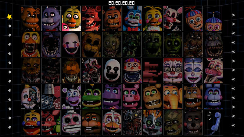 Jogue Five Nights at Freddy' s: Ultimate Custom Night, um jogo de FNAF -  Freddy