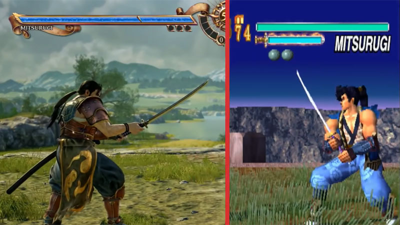 Comparativo de Soul Calibur 6 com Soul Blade mostra como os games evoluíram em 20 anos