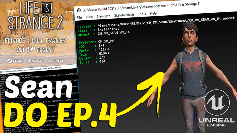 Entrando nos arquivos de LIS 2! Achei o Sean do Episódio 4!