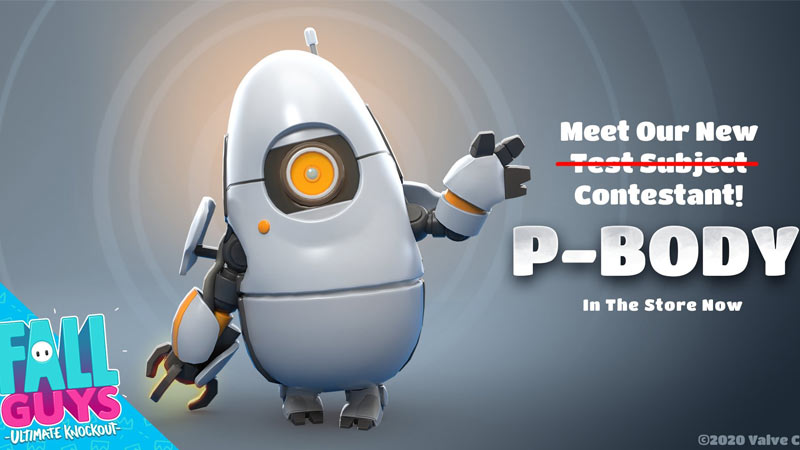 Fall Guys ganha skin de Portal 2