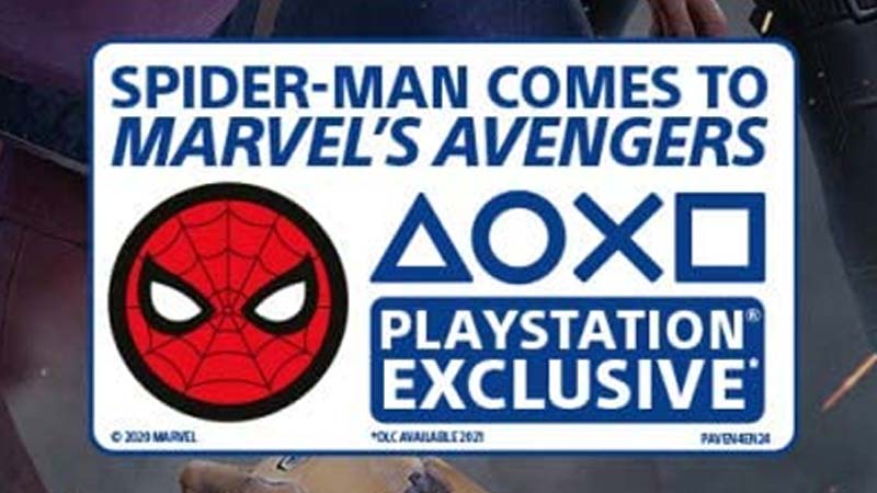 Capa de Marvel’s Avengers  PS4 agora mostra selo de exclusividade de Homem-Aranha