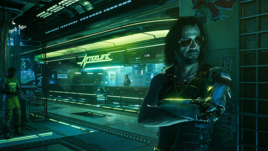 Johnny Silverhand em Cyberpunk 2077
