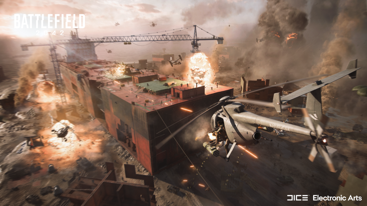 Imagem promocional de Battlefield 2042