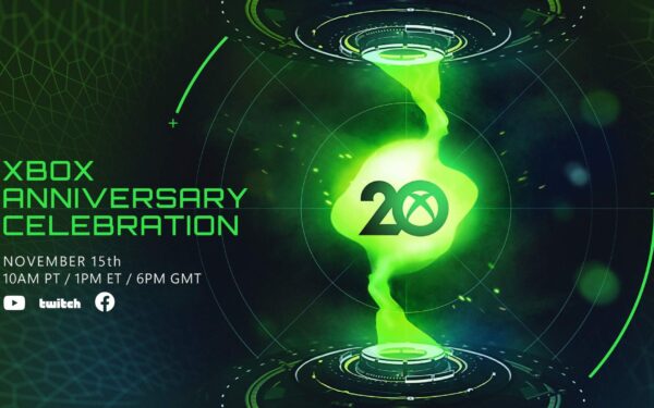 Evento de aniversário de 20 anos do Xbox está marcado para 15 de novembro
