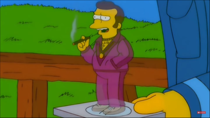 Nelson aparece em holograma para falar com Bart
