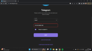 Como entrar no Telegram web