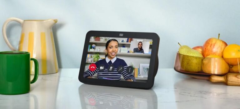Echo Show 8 da Amazon tem desing com som espacial