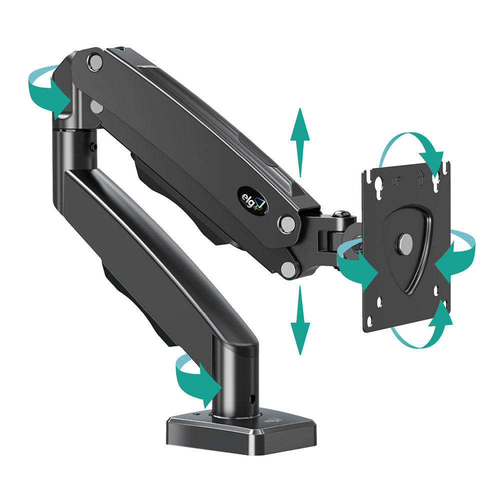Diagrama dos movimentos disponíveis no ELG F80N