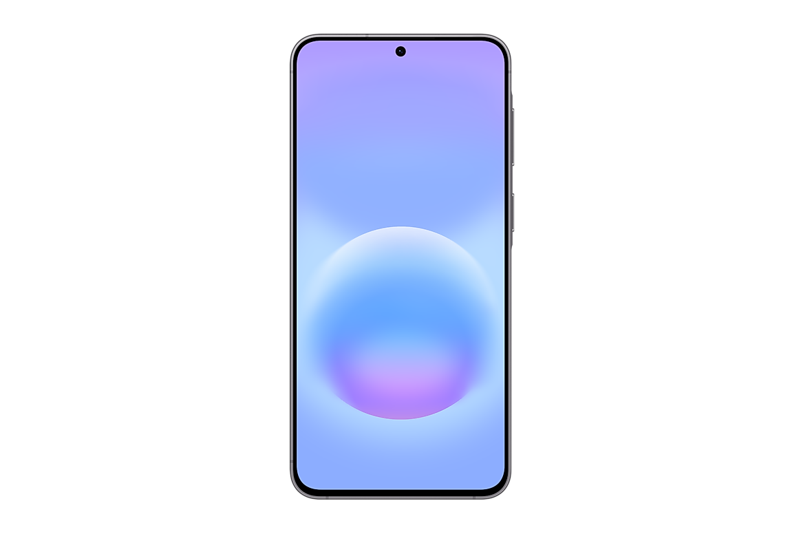 Galaxy A57 5G cinza visto em diferentes ângulos