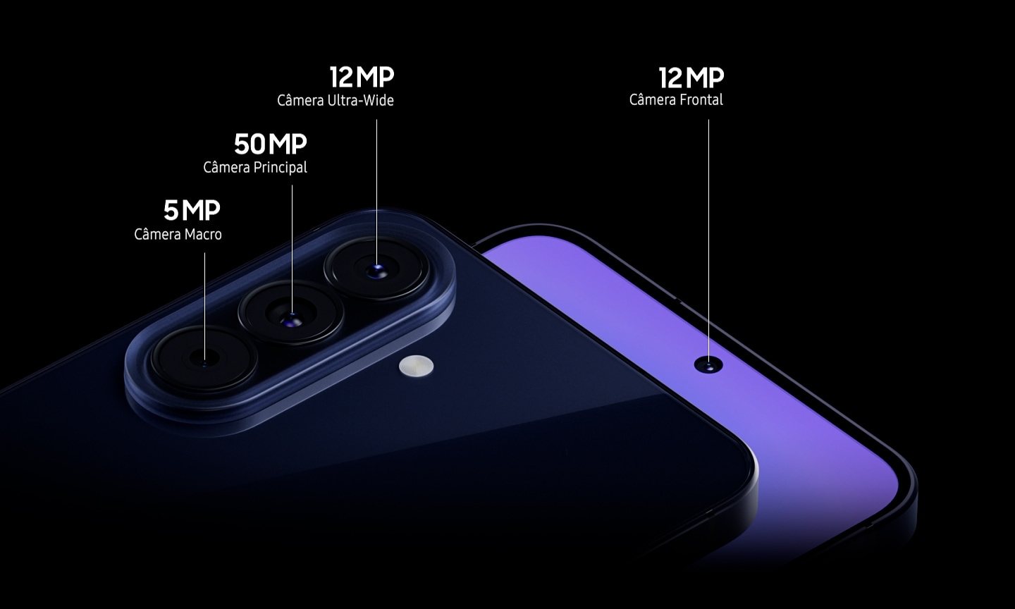 Módulo de câmeras do Galaxy A57 5G