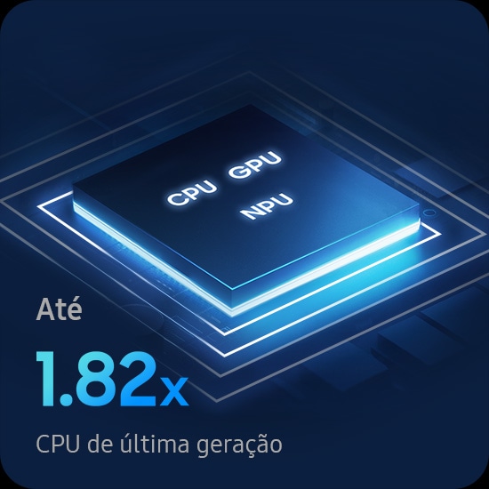 CPU, GPU e NPU integradas no Galaxy Book6 Pro