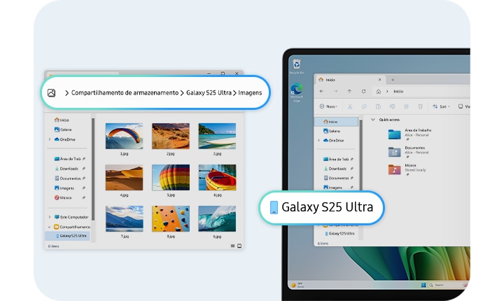 Como integrar Galaxy Book e celular Samsung com segurança