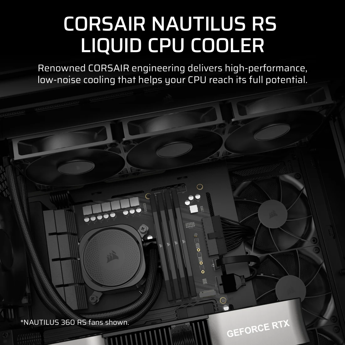 Corsair Nautilus 240 RS em vista alternativa