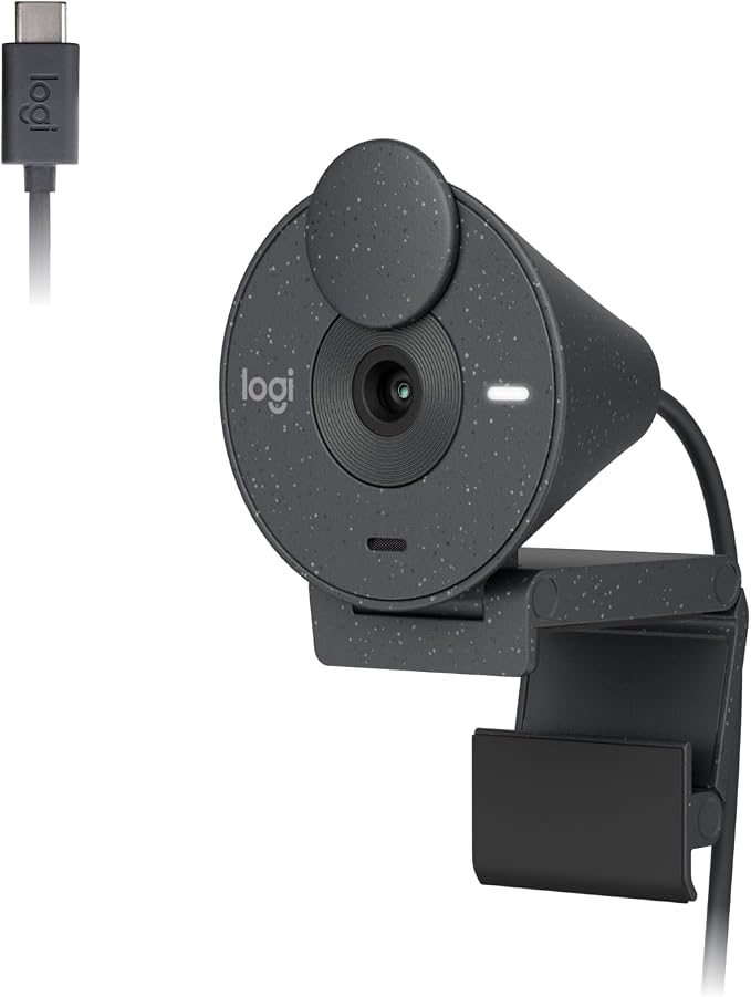 Webcam Logitech Brio 300 grafite