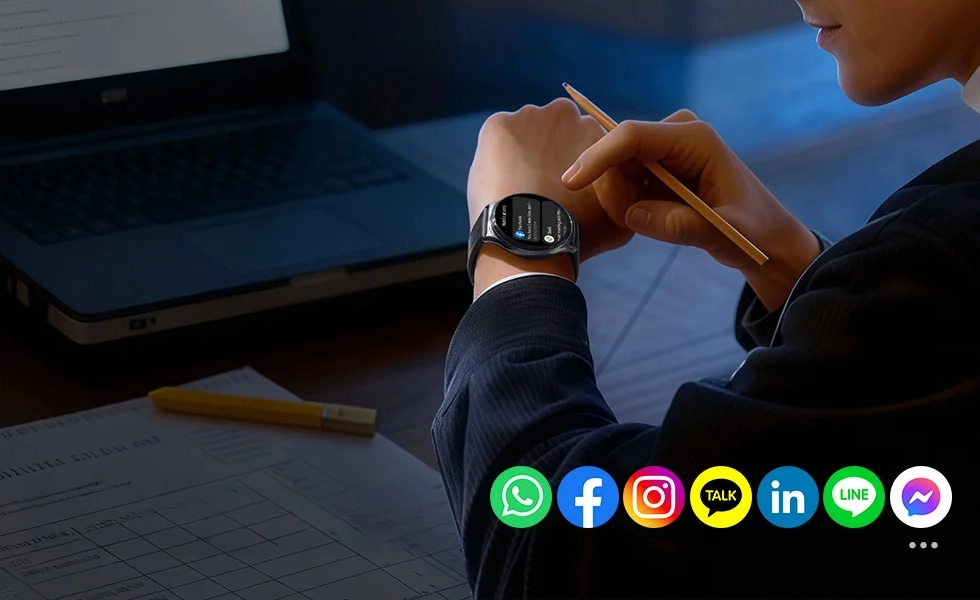 Como configurar notificações e chamadas no relógio Haylou