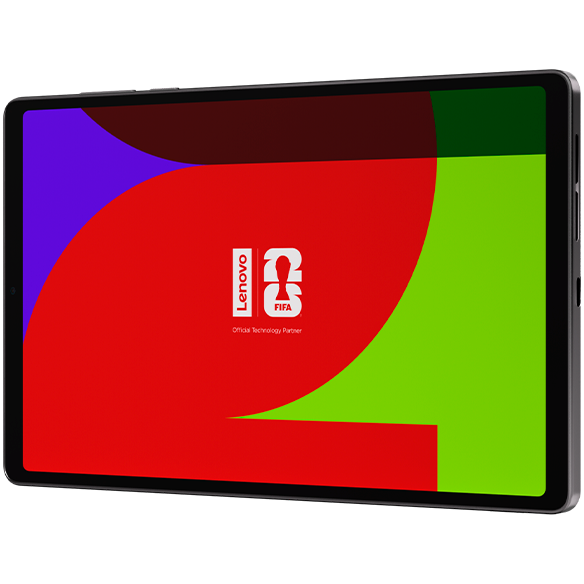 Lenovo Legion Tab Gen 5 preto em posição inclinada