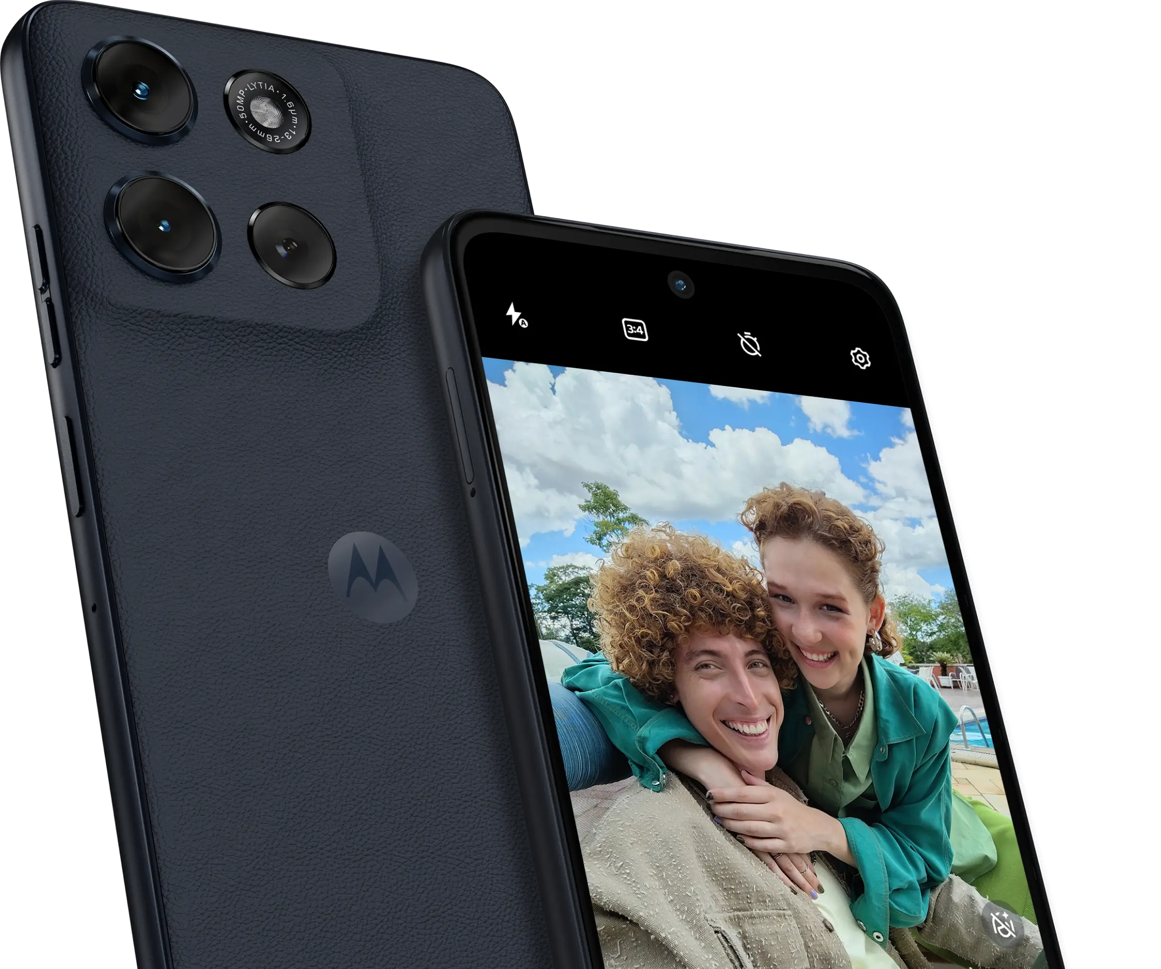 Sistema de câmera do Moto G56