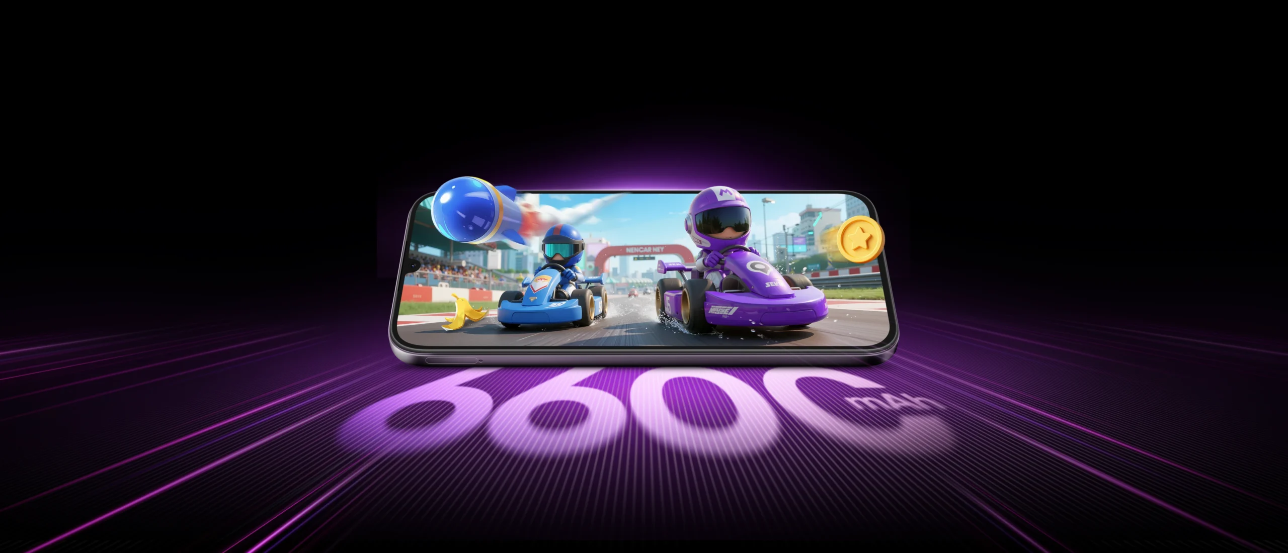 Campanha oficial da bateria de 6600 mAh do Realme P4 Lite