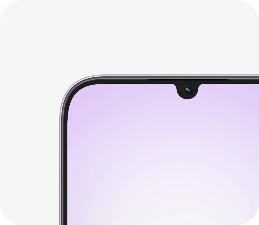 Detalhe frontal da tela do Realme P4 Lite