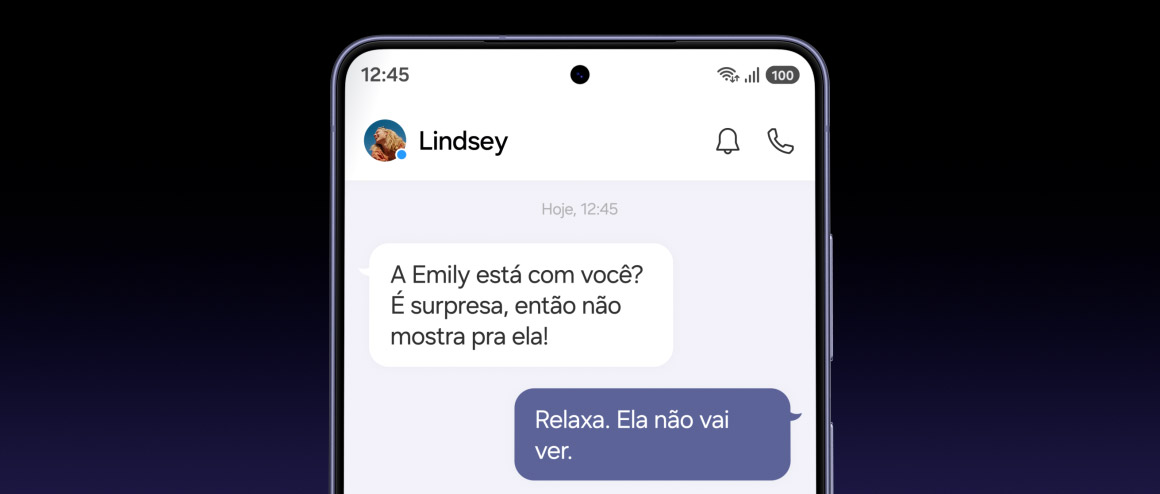 Tela de privacidade do Galaxy S26 Ultra