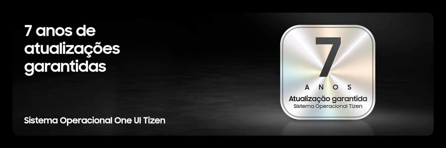 Selo de sete anos de atualizações do Tizen