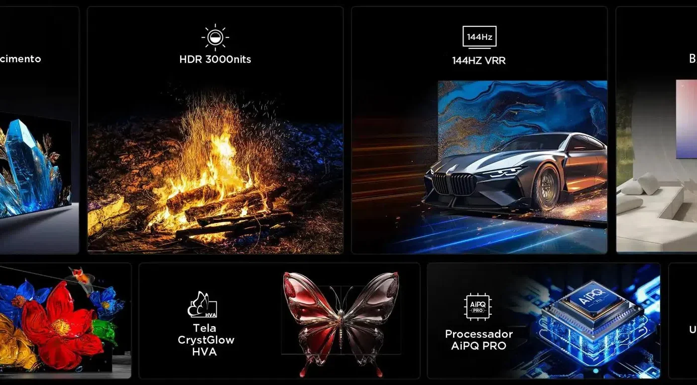 Samsung M75H vs TCL C7K: qual TV Mini LED comprar em 2026?
