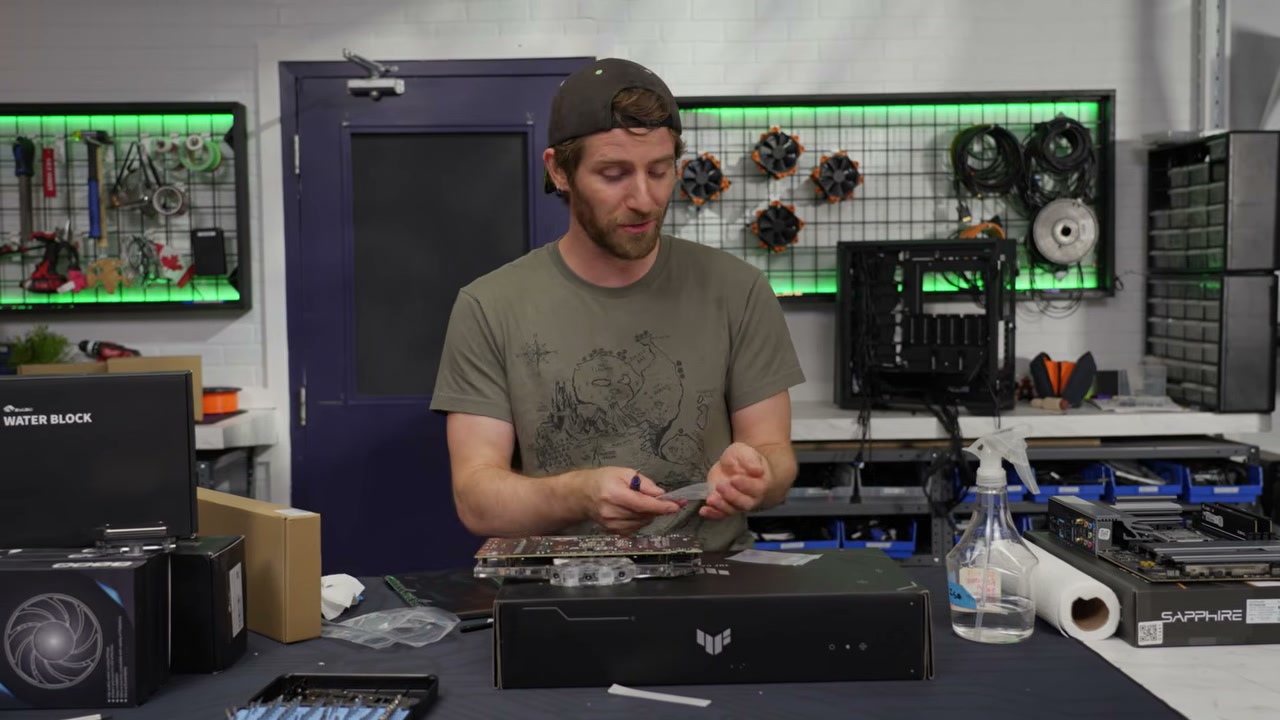 Comparação de componentes de refrigeração de computador