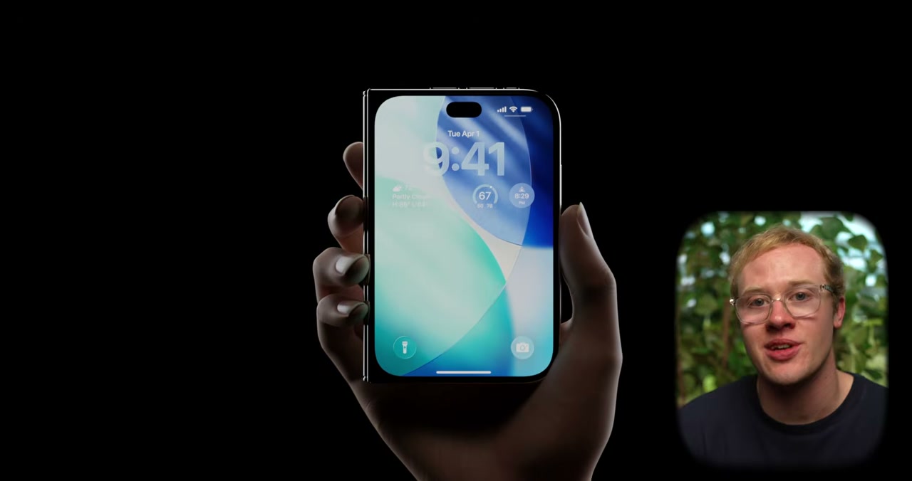 Render conceitual de iPhone apresentado em vídeo de rumores
