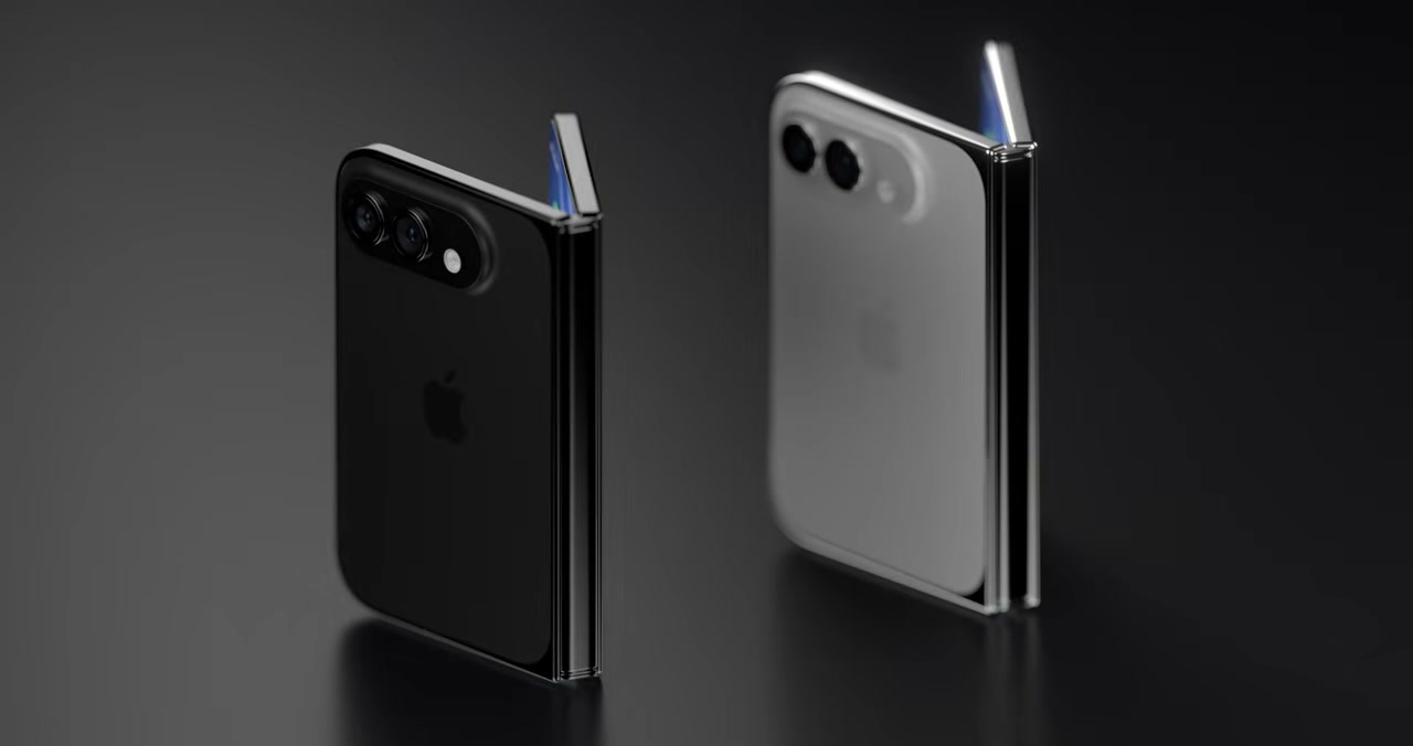 Celulares dobráveis usados como referência visual para rumores