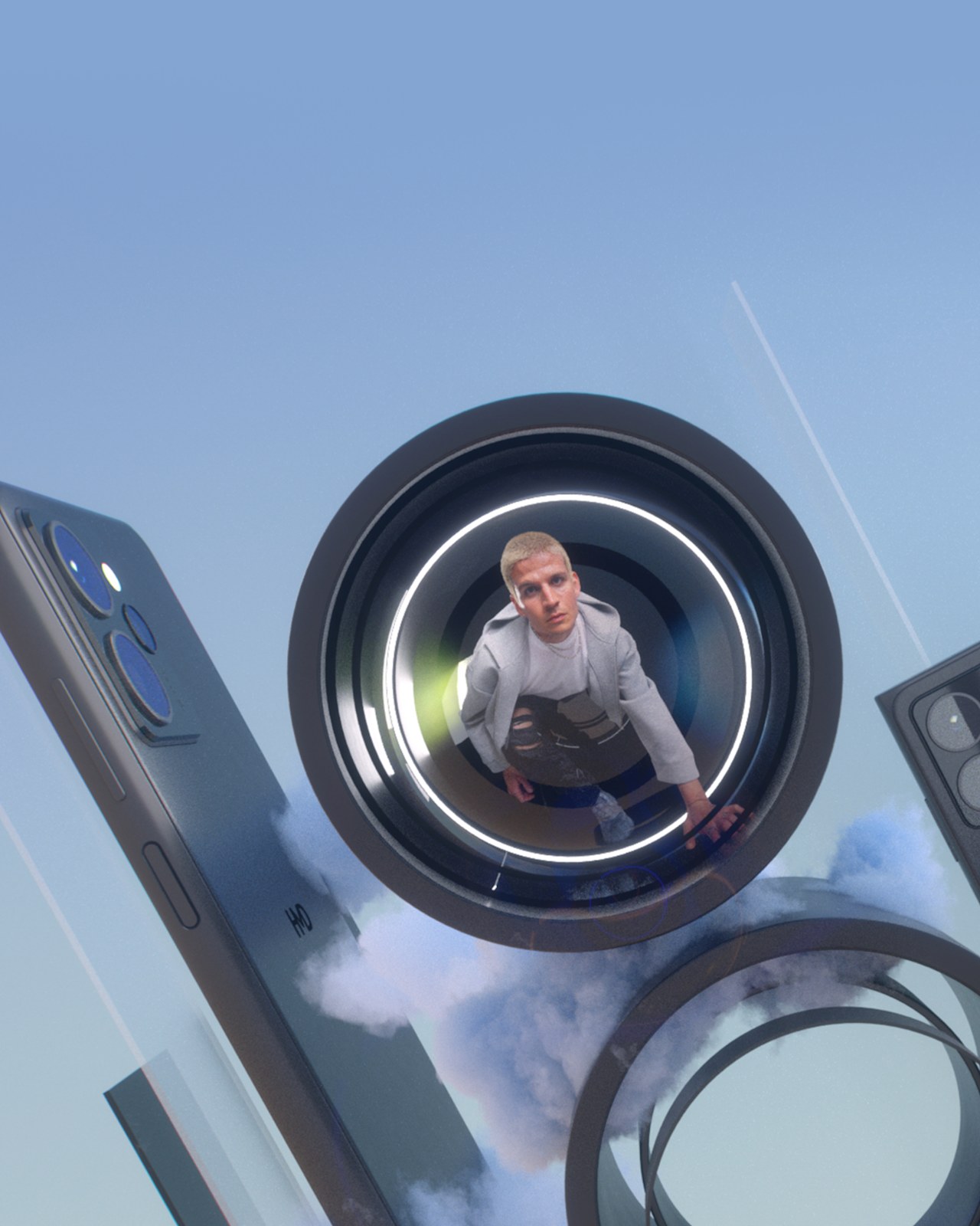 Campanha oficial do HMD Skyline com foco em selfies