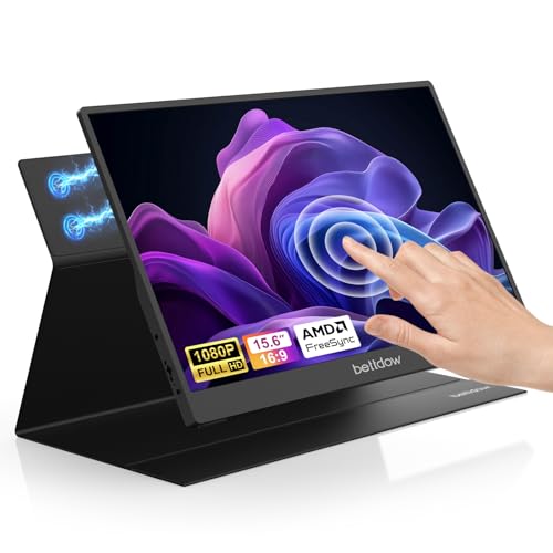 Monitor portátil touch Bettdow de 15,6 polegadas