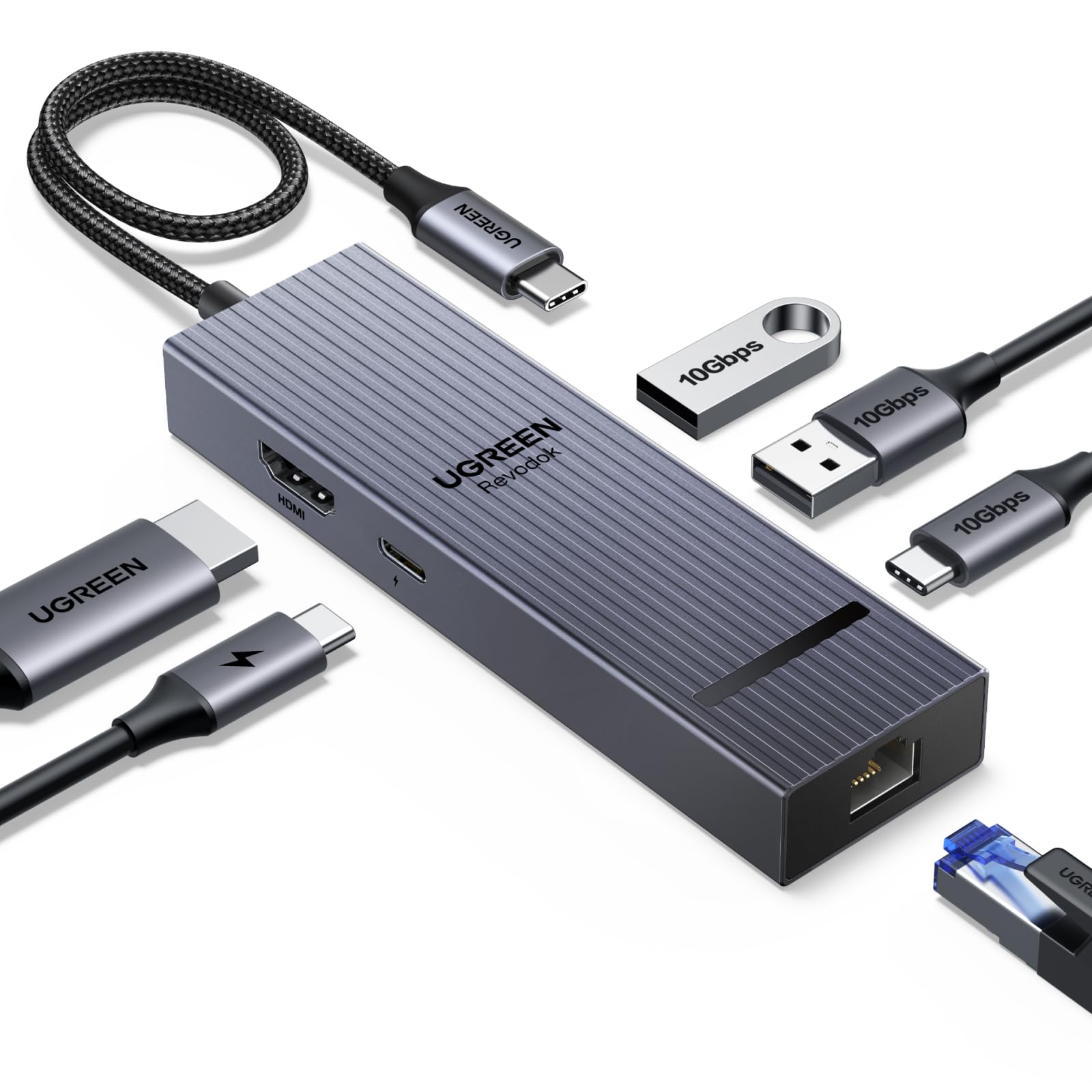 Hub USB-C UGREEN Revodok Pro 6 em 1