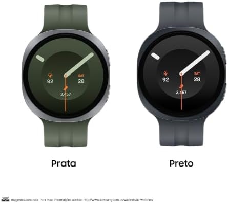 Galaxy Watch9 44 mm visto de outro ângulo