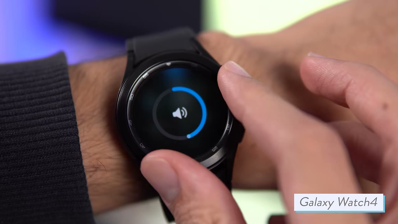 Galaxy Watch em teste de interface