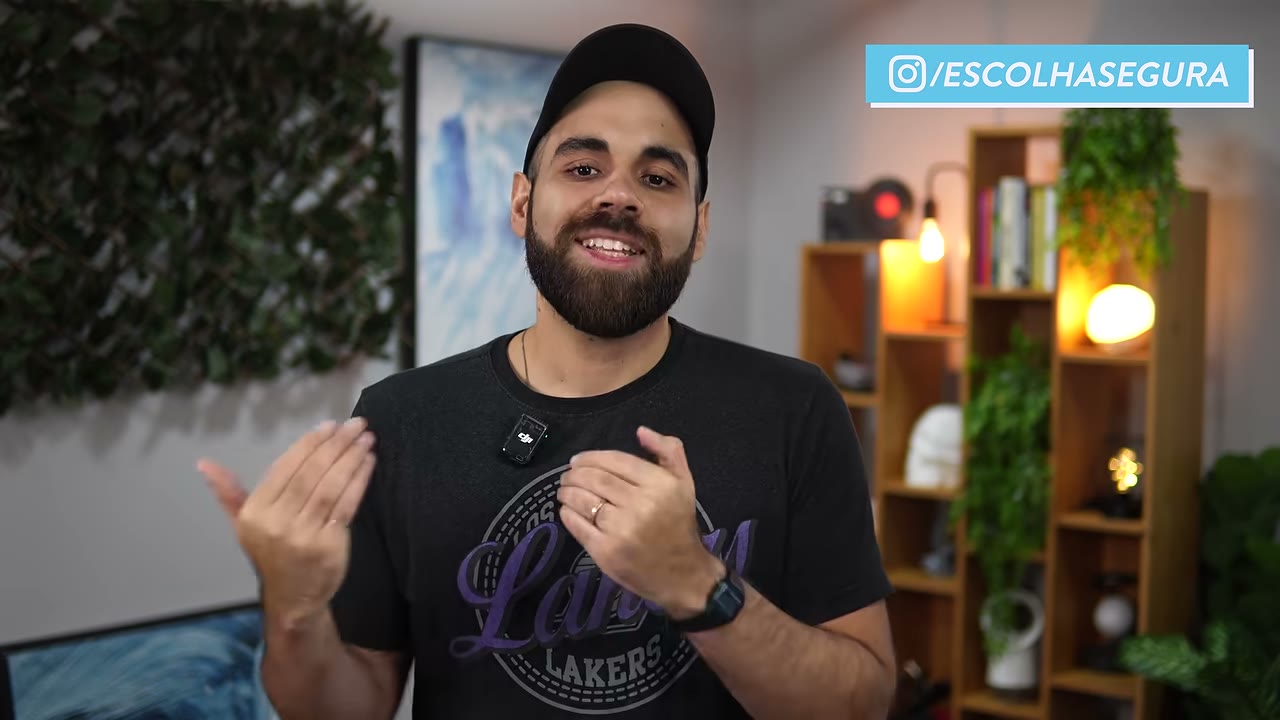 Galaxy Watch em uso no pulso durante configuração