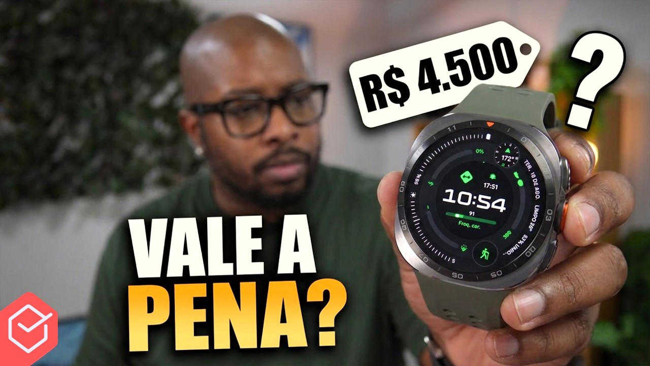 Capa do vídeo Galaxy Watch Ultra 2 após 10 dias