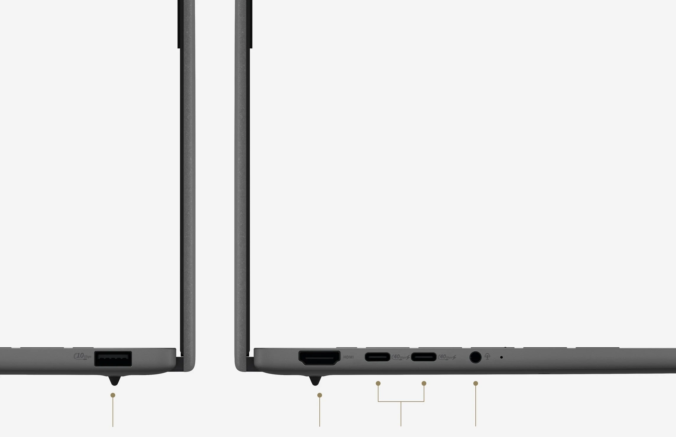 Detalhe oficial do Zenbook A14