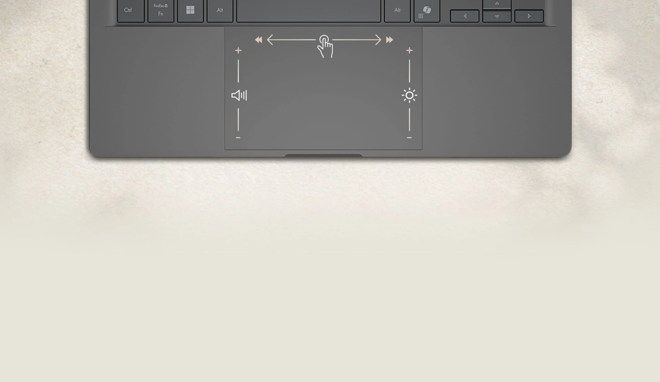 Detalhe oficial de recurso do Zenbook A14