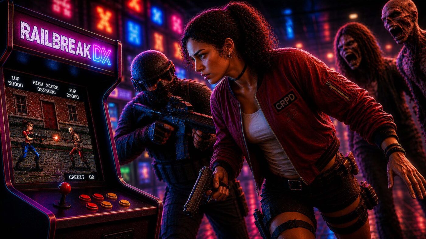 Railbreak DX: on-rails shooter com UE5, coop e novo conteúdo