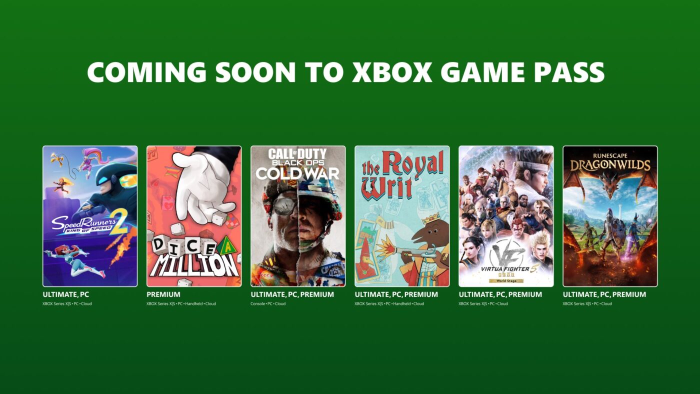 Xbox Game Pass traz RuneScape: Dragonwilds e SpeedRunners 2 com corrida para 8 jogadores