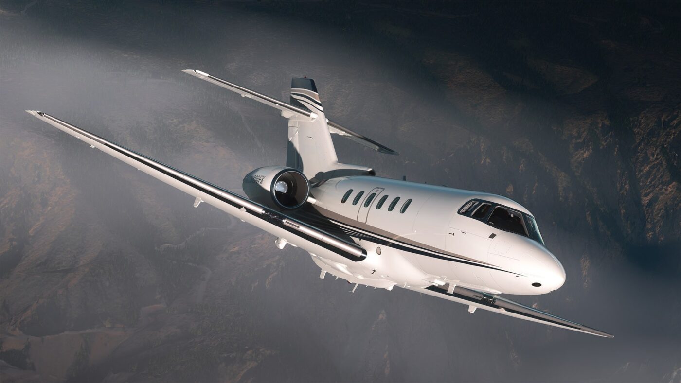 Microsoft Flight Simulator ganha um jato executivo no Marketplace