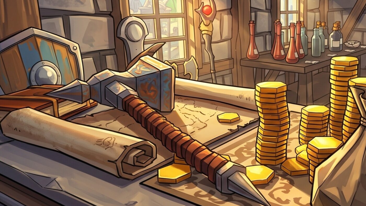 Fell & Sell: masmorras, saques e uma loja para lucrar (ou perder tudo)