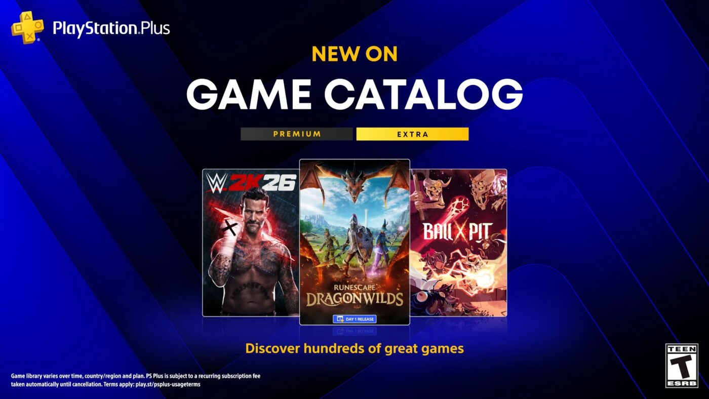PlayStation Plus: RuneScape, WWE 2K26 e mais chegam em setembro